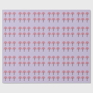 Pastel Pink Happy Vibes Clock Wrapping Paper