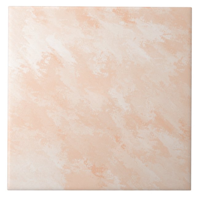 Pastel Pink Marbled Print Tile 6x6 (Front)