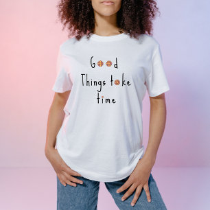 Pastel Pink & Orange Daisy floral T-Shirt