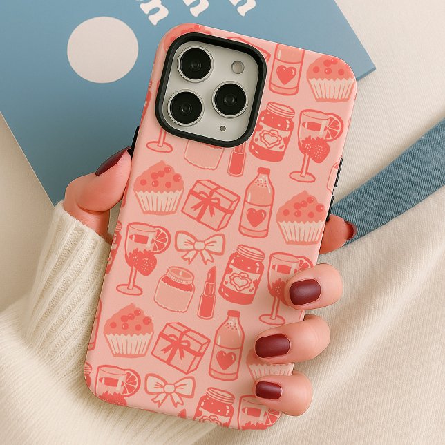 Pastel Pink Party Pattern iPhone Case (Creator Uploaded)