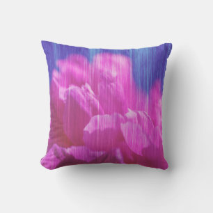 Pastel Pink Peony Flowers Ciel Coussin Jeu Oreille