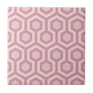 Pastel Pink Rose Gold Sparkle Modern Girly Chic Tile