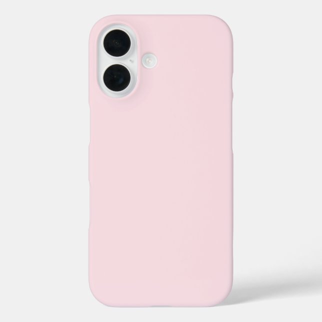 Pastel Pink Rose Solid Colour  Case-Mate iPhone Case (Back)