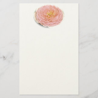 Pastel Pink Rose Stationery