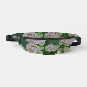 Pastel Pink Roses Aesthetic Fanny Pack