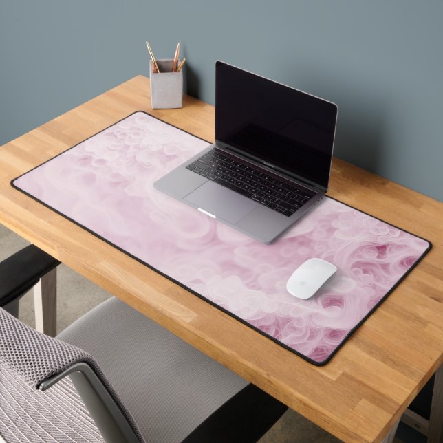 Pastel Pink Swirl Abstrait (Bureau 2)