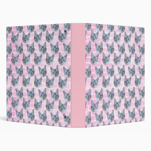 Pastel Pink Tito Cat Binder