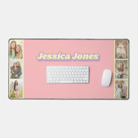 Pastel Pink Yellow Cute Nom Photo Collage