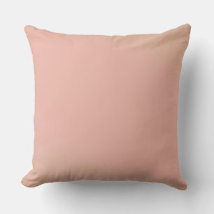 Pastel Pinkish Yellow Throw Pillow