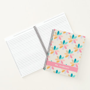 Pastel Pinwheel Checklist Notebook