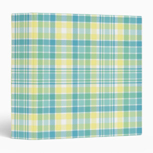 Pastel Plaid Binder
