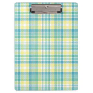 Pastel Plaid Clipboard