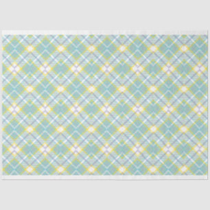 Pastel Plaid Decoupage Tissue Tissue Paper