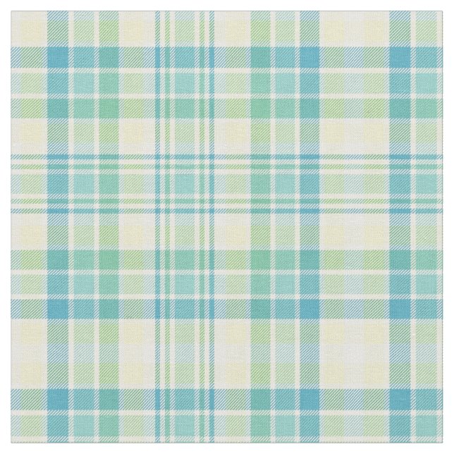 Pastel Plaid Fabric (Close Up)