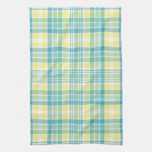 Pastel Plaid Kitchen Towel