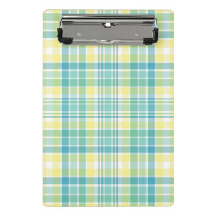 Pastel Plaid Mini Clipboard