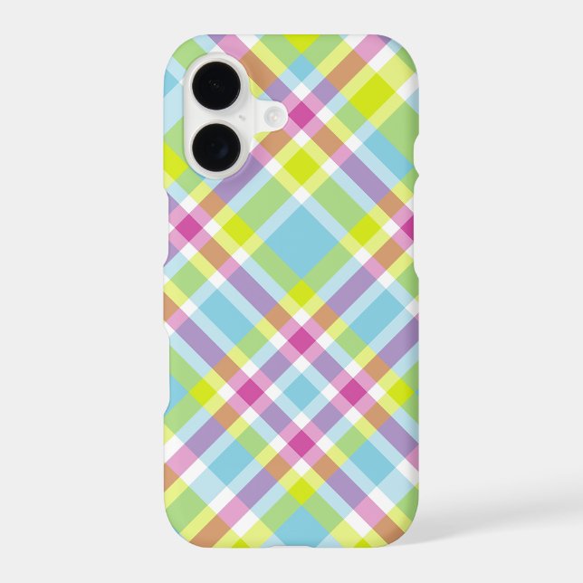 Pastel Plaid Phone Case  (Back)