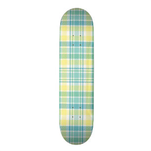 Pastel Plaid Skateboard