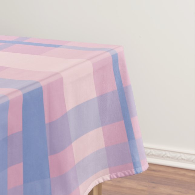 Pastel Plaid Tablecloth (In Situ)