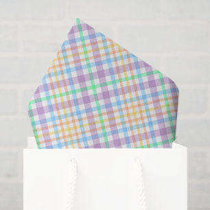 Pastel Plaid  Tissue Paper