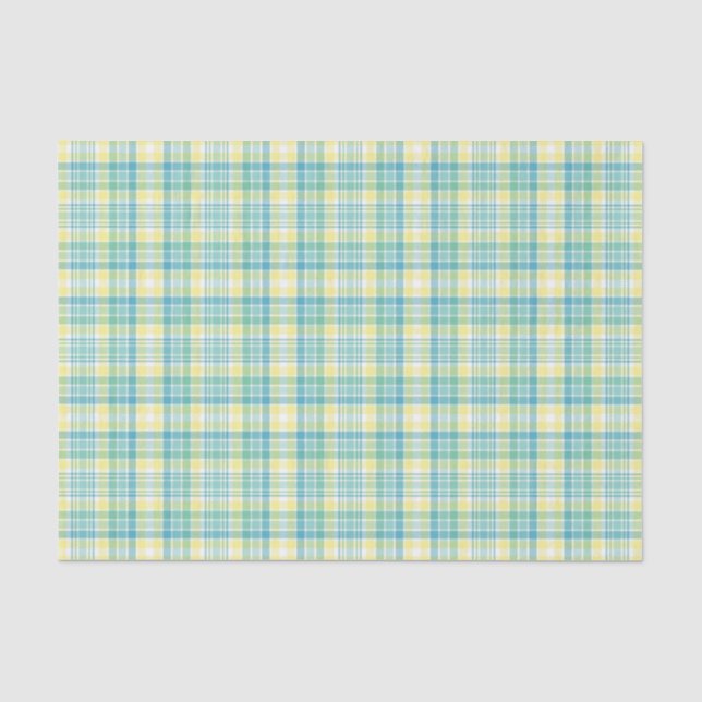 Pastel Plaid Tissue Paper (Front)