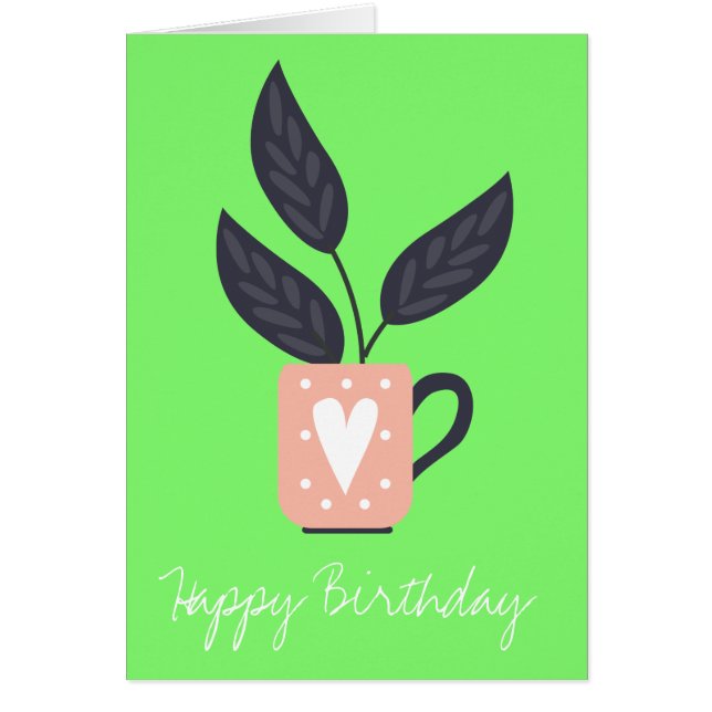 Pastel plante moderne simple (Devant)