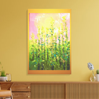 Pastel Plants Canvas Print