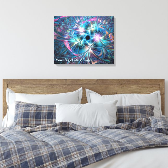 Pastel Plastic Canvas Print (Insitu(Bedroom))