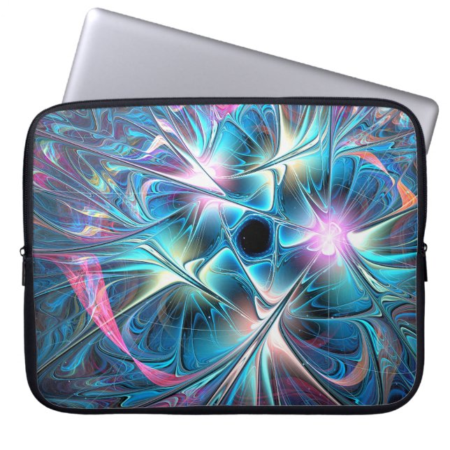 Pastel Plastic Laptop Sleeve (Front)