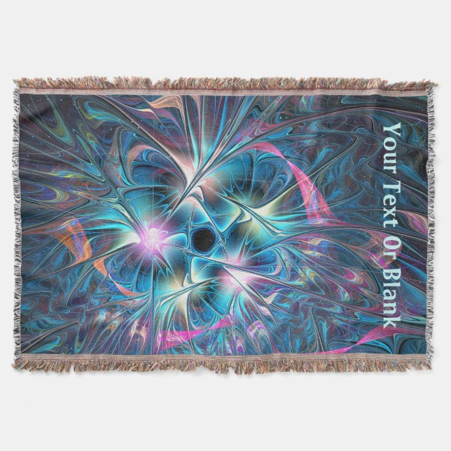 Pastel Plastic Throw Blanket (Front)