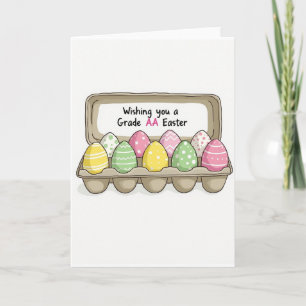 Pastel Polka Dot Pattern Card