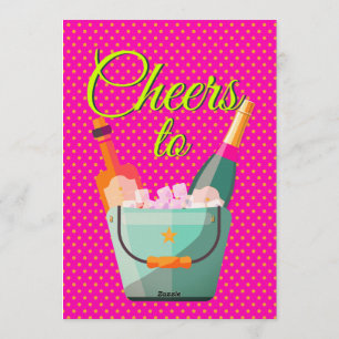 Pastel Polka Dots Birthday Party Invitation