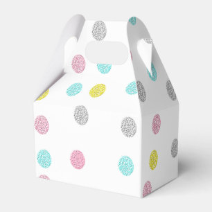 Pastel Polka Dots Favor Box