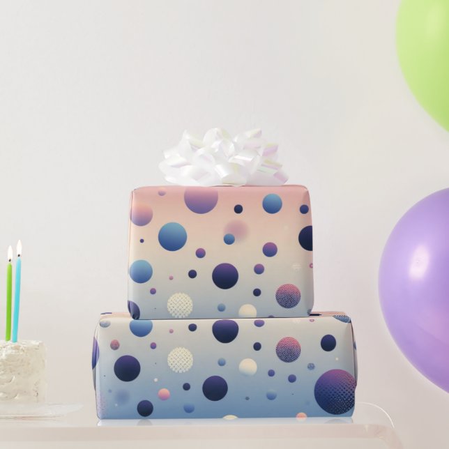 Pastel Polka Dreams Wrapping Paper (Party Gifts)