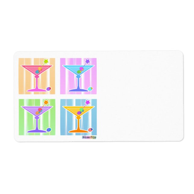 PASTEL POP ART MARTINIS (Front)