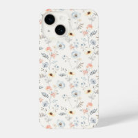 Pastel Poppy Floral Garden Pattern