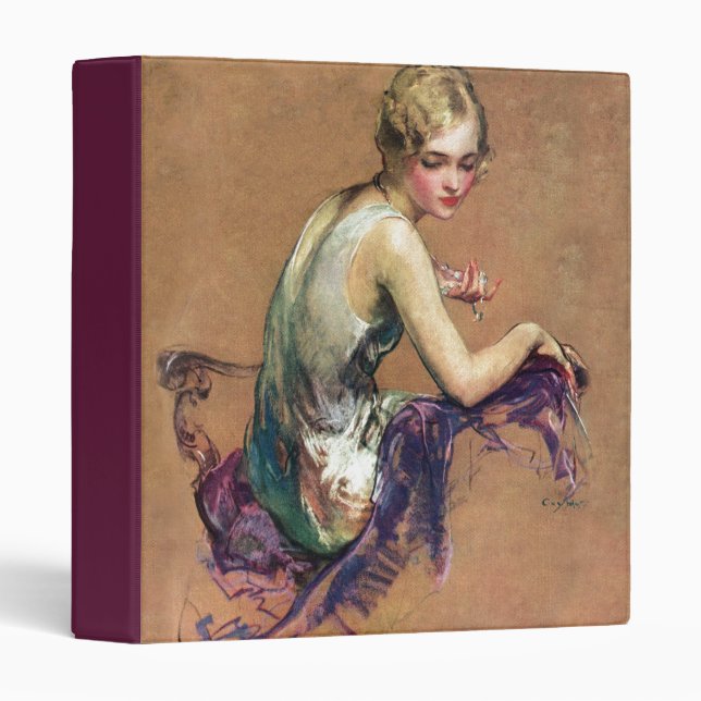 Pastel Portrait Binder (Front/Spine)