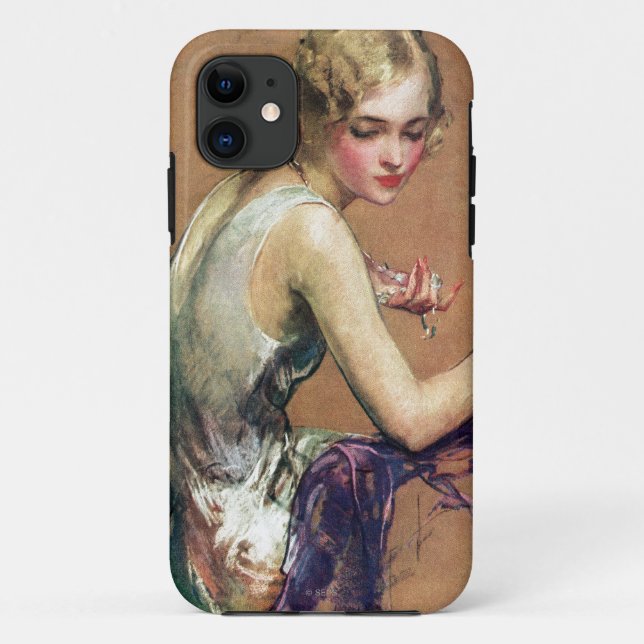 Pastel Portrait Case-Mate iPhone Case (Back)