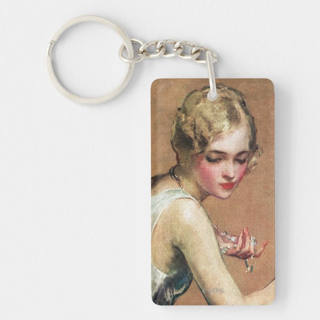 Pastel Portrait Keychain (Front)
