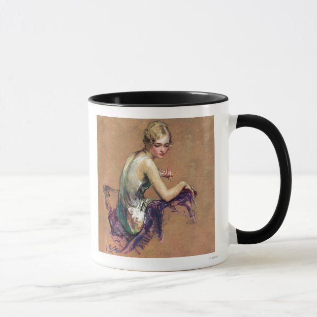 Pastel Portrait Mug (Right)