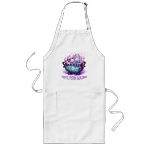 Pastel Potion Cauldron Long Apron
