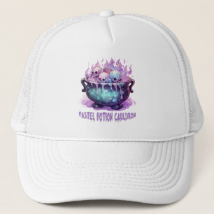 Pastel Potion Cauldron Trucker Hat