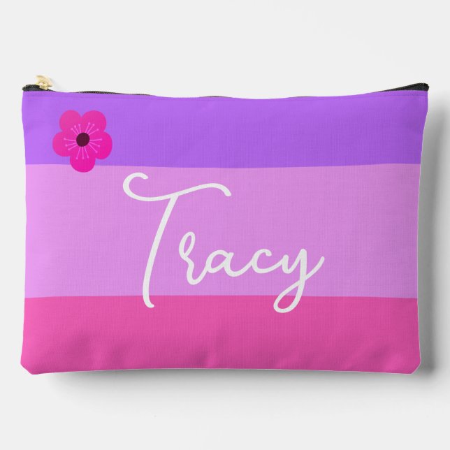 Pastel Pretty Spring Colours  Accessory Pouch (Front)