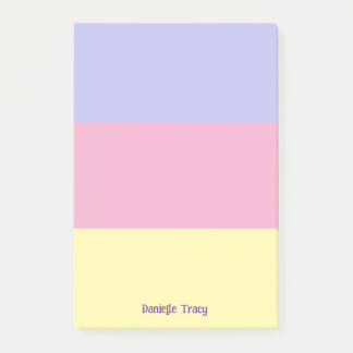 Pastel Pretty Spring Colours Custom  Post-it Notes