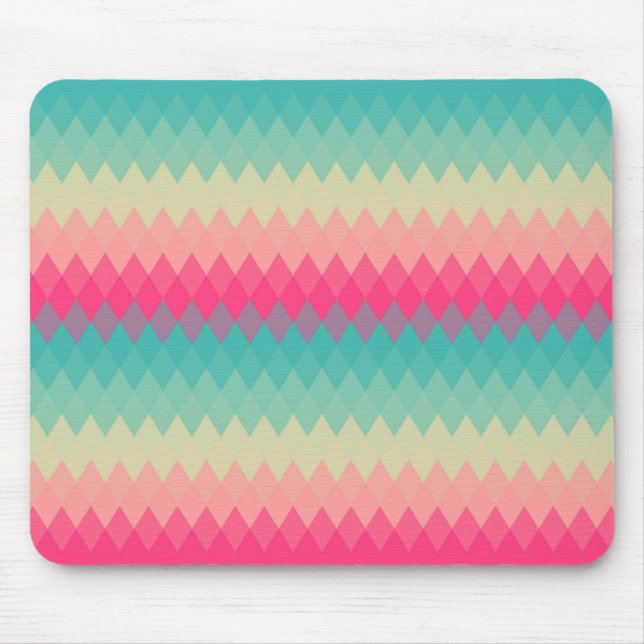 Pastel Prism Parade Mouse Pad (Front)