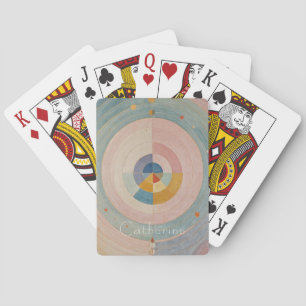 Pastel Prism: Rainbow Color Wheels Playing Cards