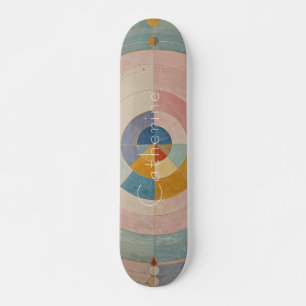 Pastel Prism: Rainbow Color Wheels Skateboard