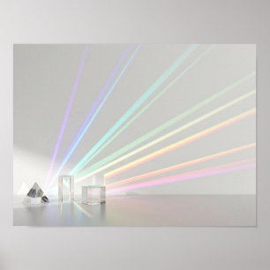 Pastel Prism Spectrum Minimalist Wall Art
