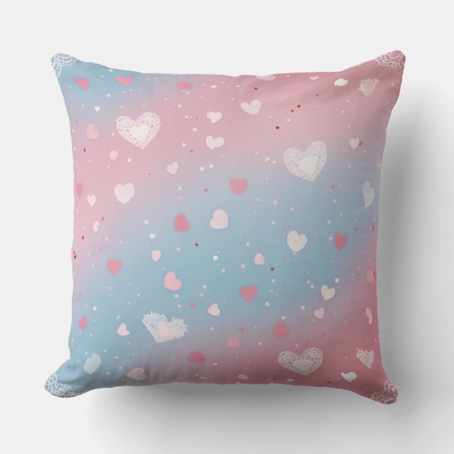 Pastel Promise Throw Pillow (Front)