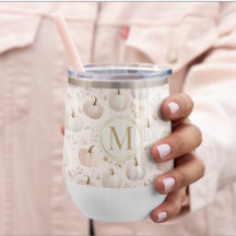 Pastel Pumpkin Monogram – Personalized Initial